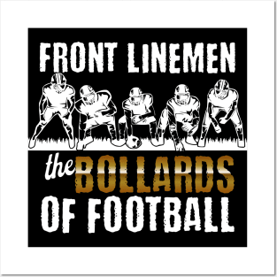 Front Linemen, The Bollards of Football Posters and Art